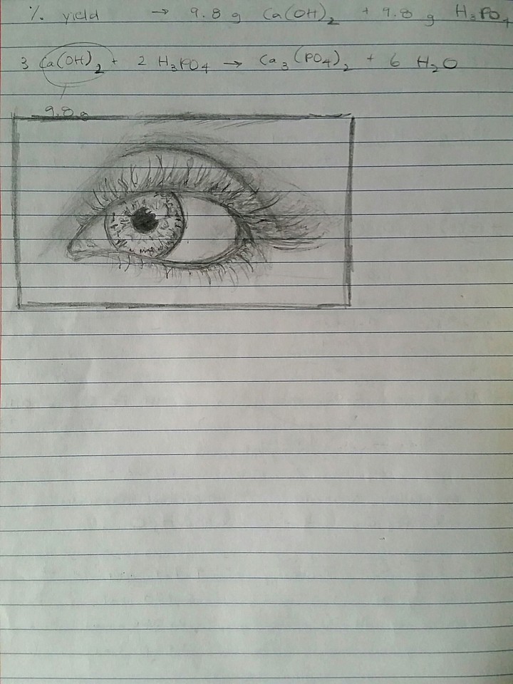 all seeing eye (+ chemistry homework)