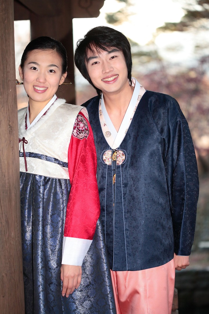 Couple in Korean Dress II