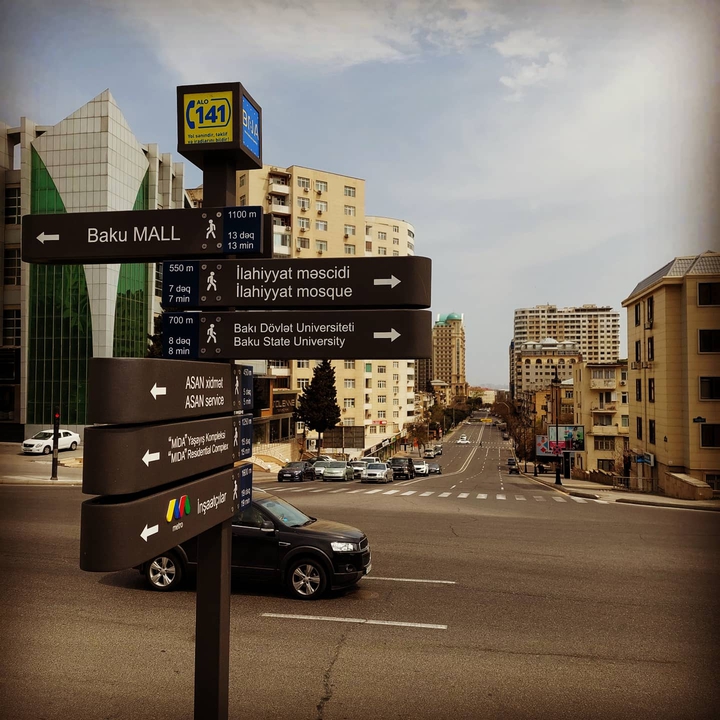 road in baku