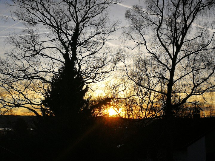 Sun dawn at Ammersee