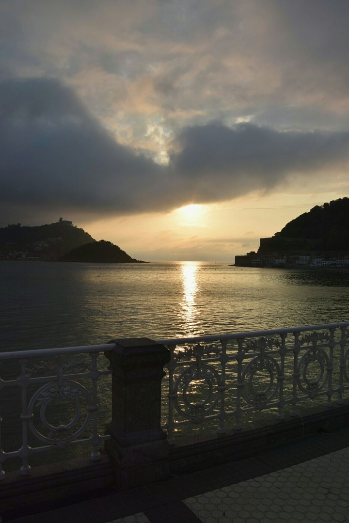 Sunset in San-Sebastian