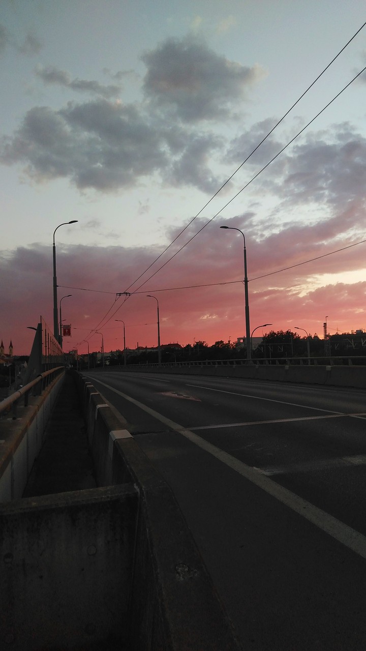 Закат в Чехии