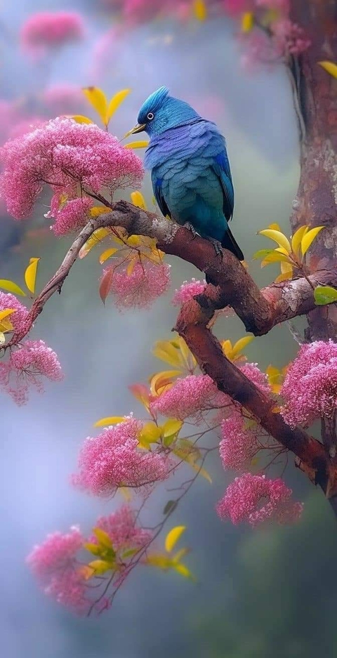 botany, blue Hintergrundbilder