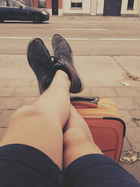 Waiting on bus