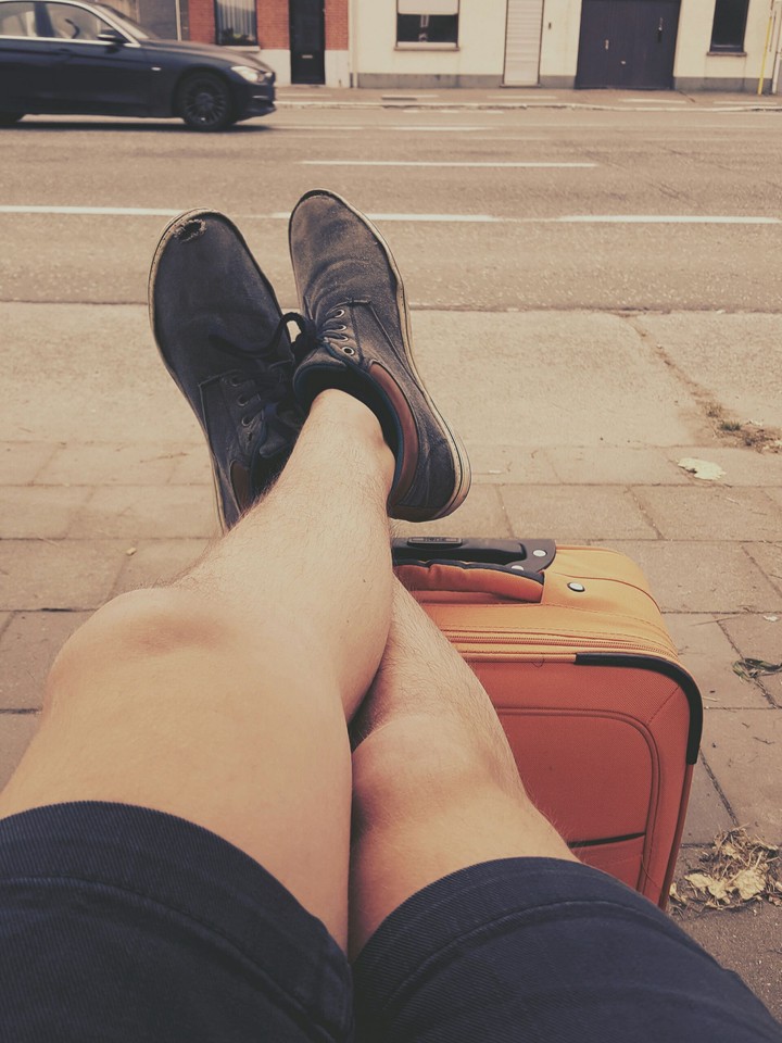 Waiting on bus