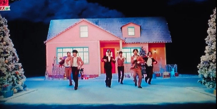 BTS performing their hit Dynamite