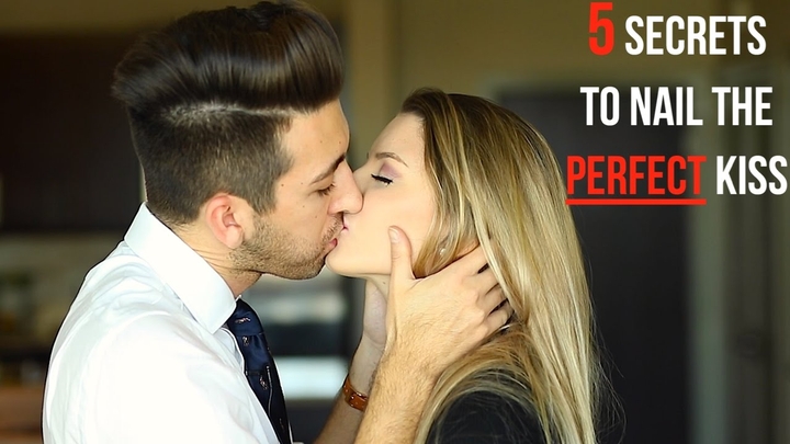 romantic kiss