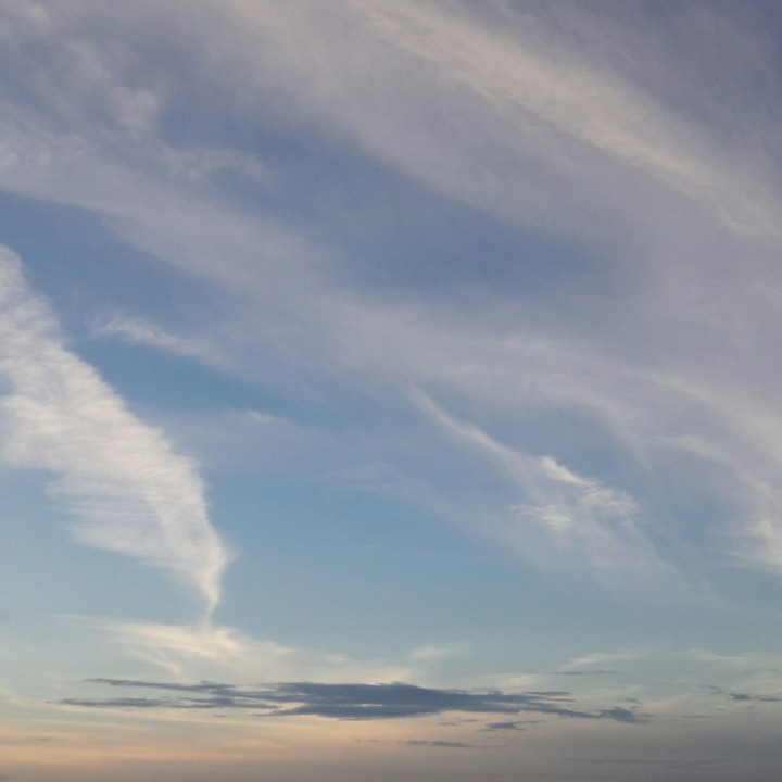at the sky.
