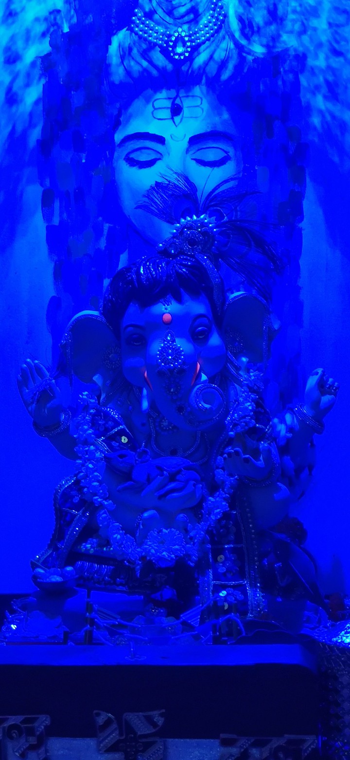 lord Ganesha and lord Shiva