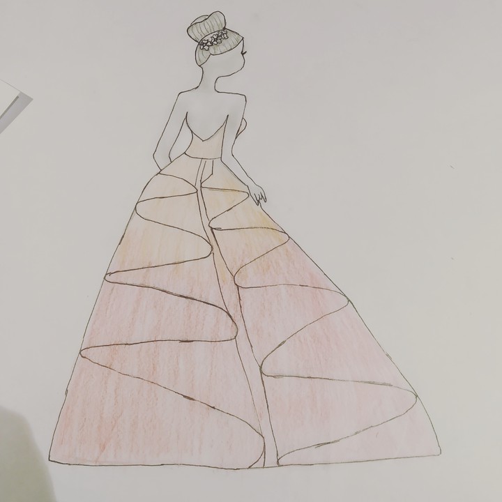 girl in a dress
