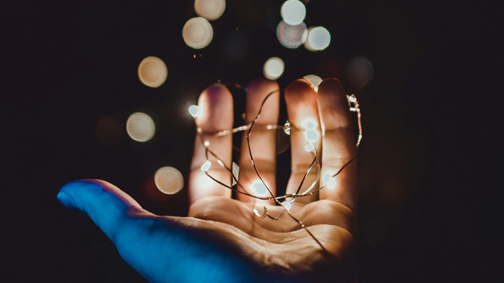 light ? in a hand