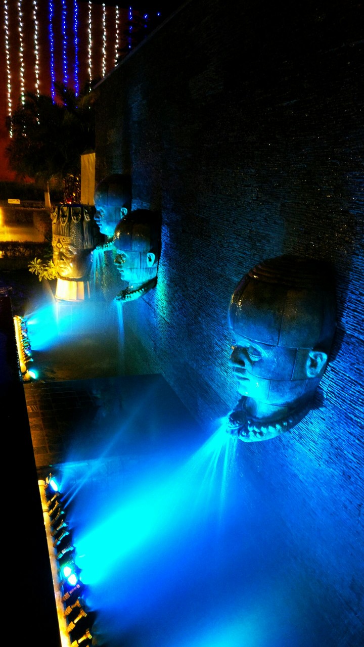 Fountains of color