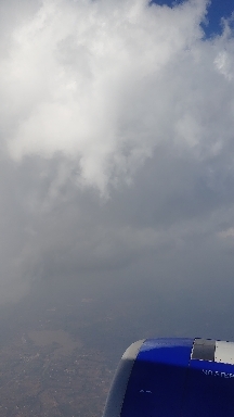 in the clouds