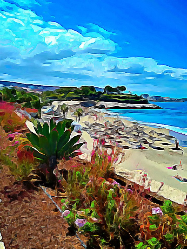 Oil Pastel Vacation
