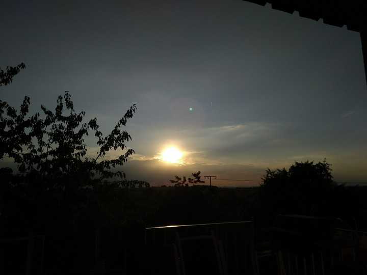 untergehende Sonne