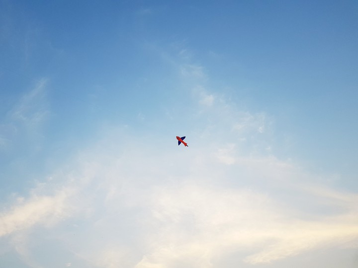 I can fly high in the sky with you now