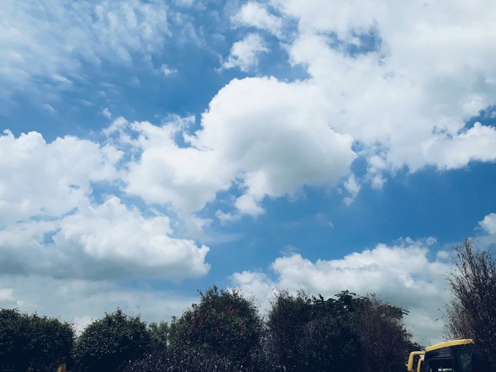 Cloudy weather in india
