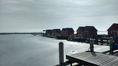Fischer Hütten, Hafen Boltenhagen, Ostsee, Germany