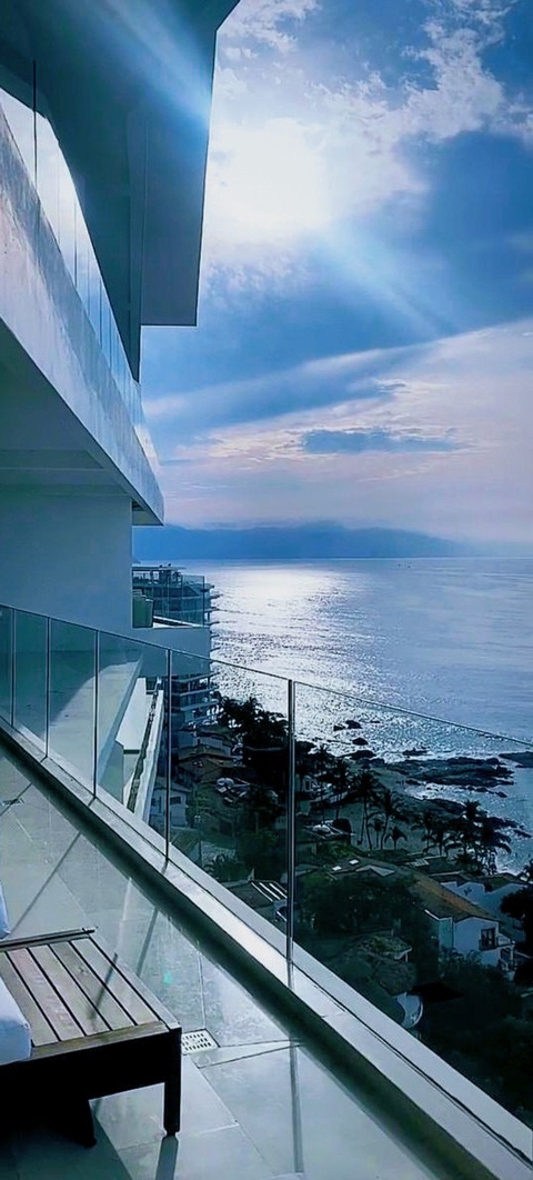 шпалери Balcony, condominium