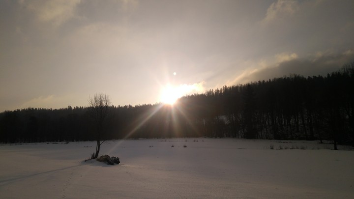 sunset in Poland