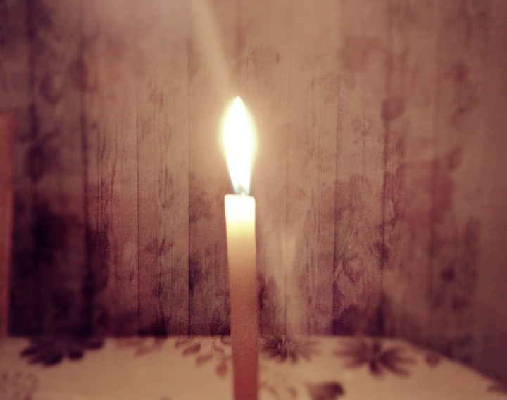 buring candle