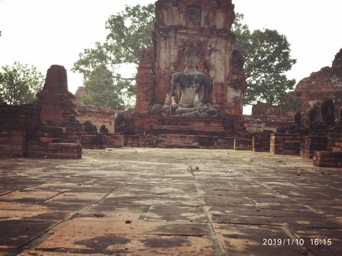 Remaining of a temple