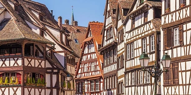 beautiful half-timbered structures - Strasbourg