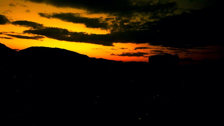 yellow sunrise