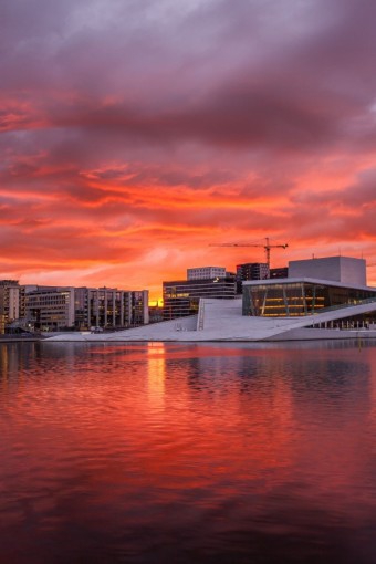 Building of the Red Sunset