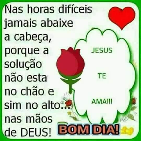mensagem de Bom dia.