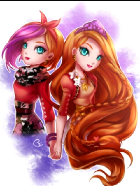 Poppy O' Hair and Holly O' Hair