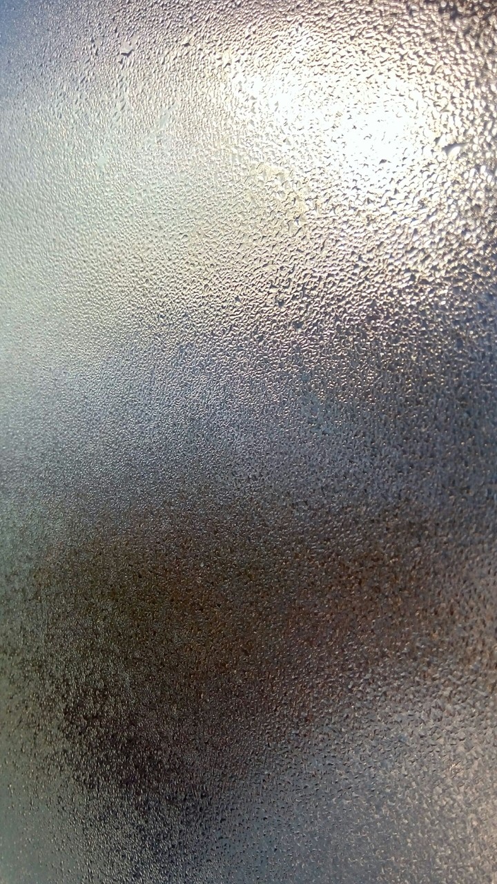 fog at window