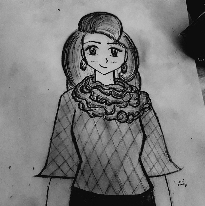 Young Girl Drawing
