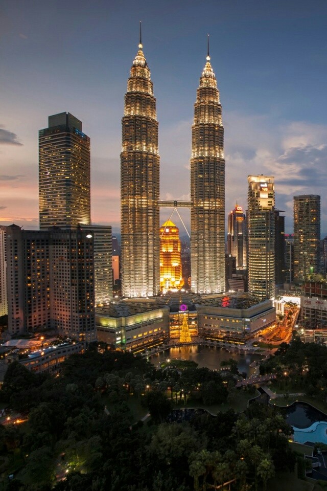 Twin Tower in Kuala Lumpur, Malaysia