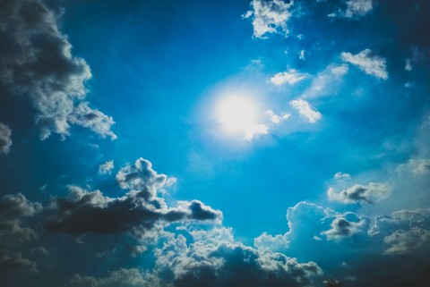 Cielo azul