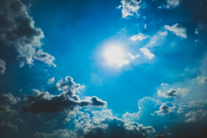 Cielo azul