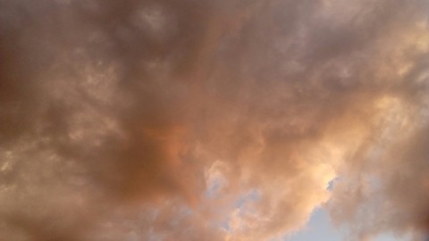 Clouds at sunset