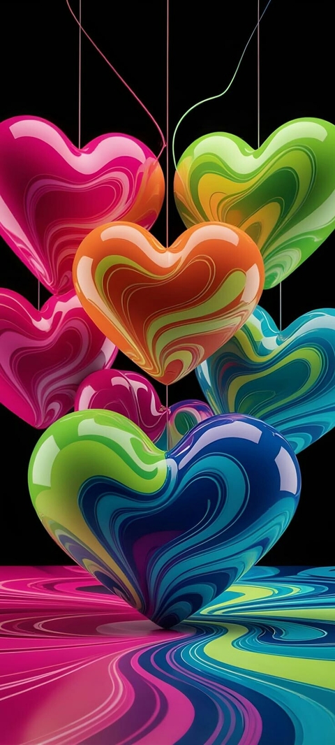 sfondi heart, love
