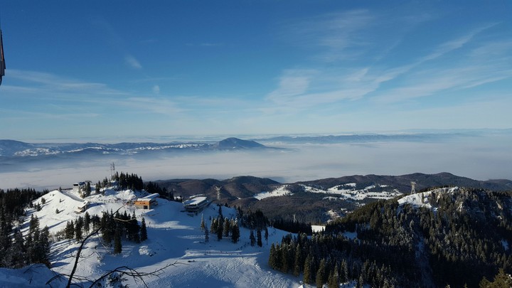 Mountain-varful Postavaru Romania