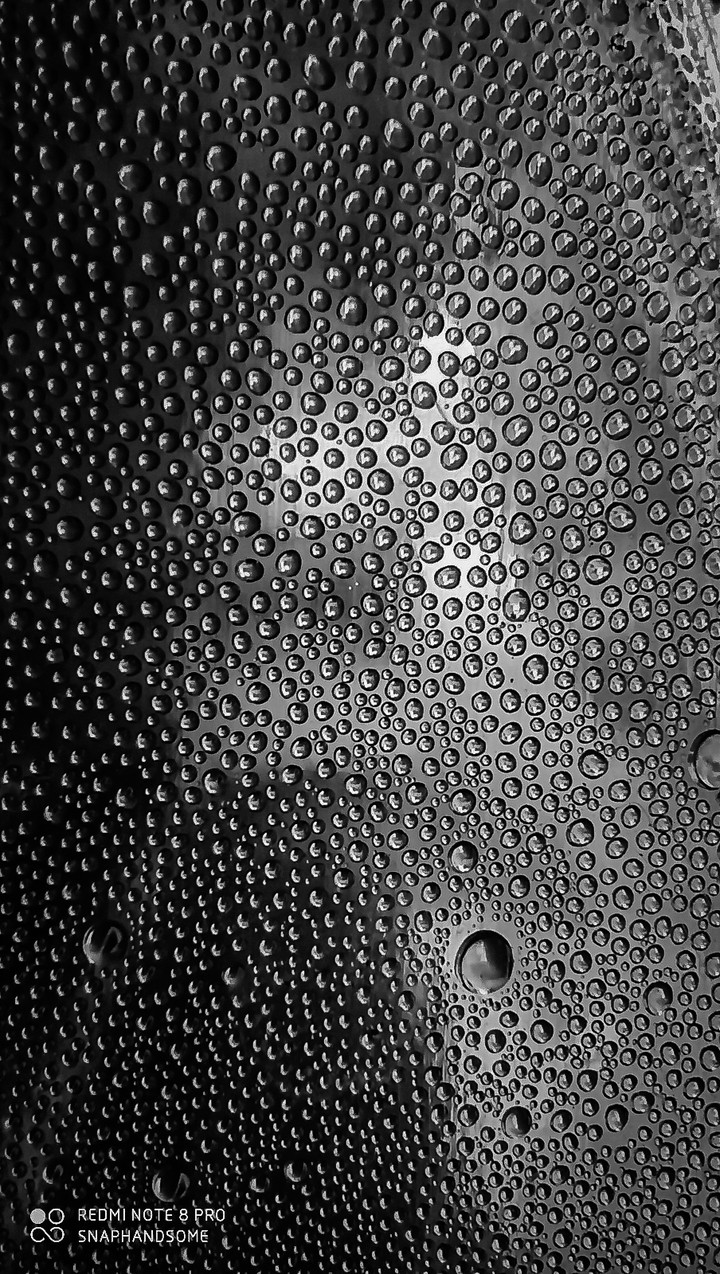 Macro shot of droplet