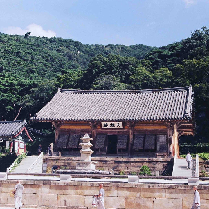 monk in temple