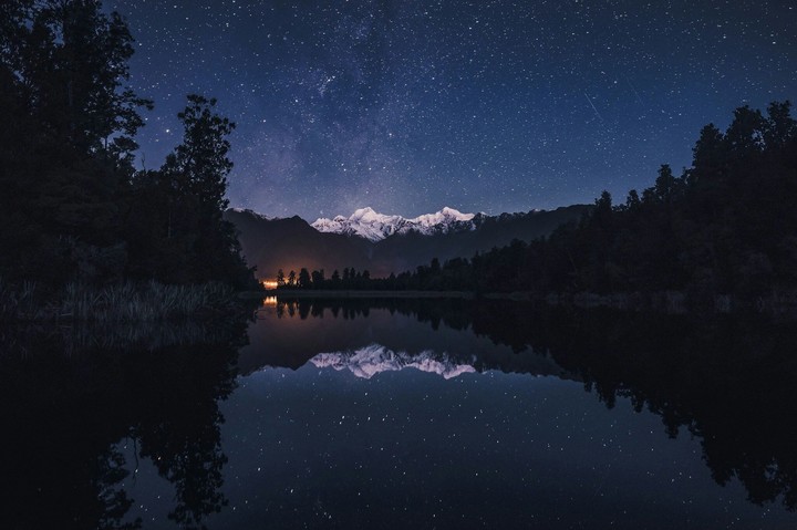 lake star's and sky