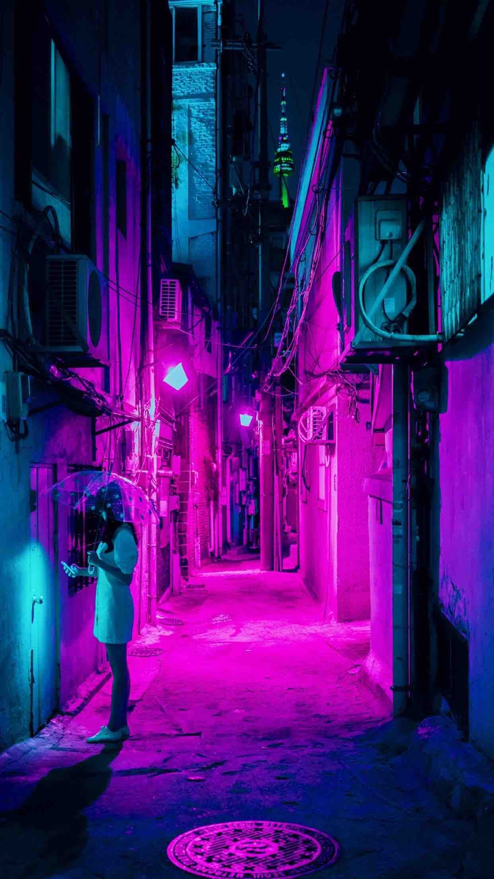 Girl alone