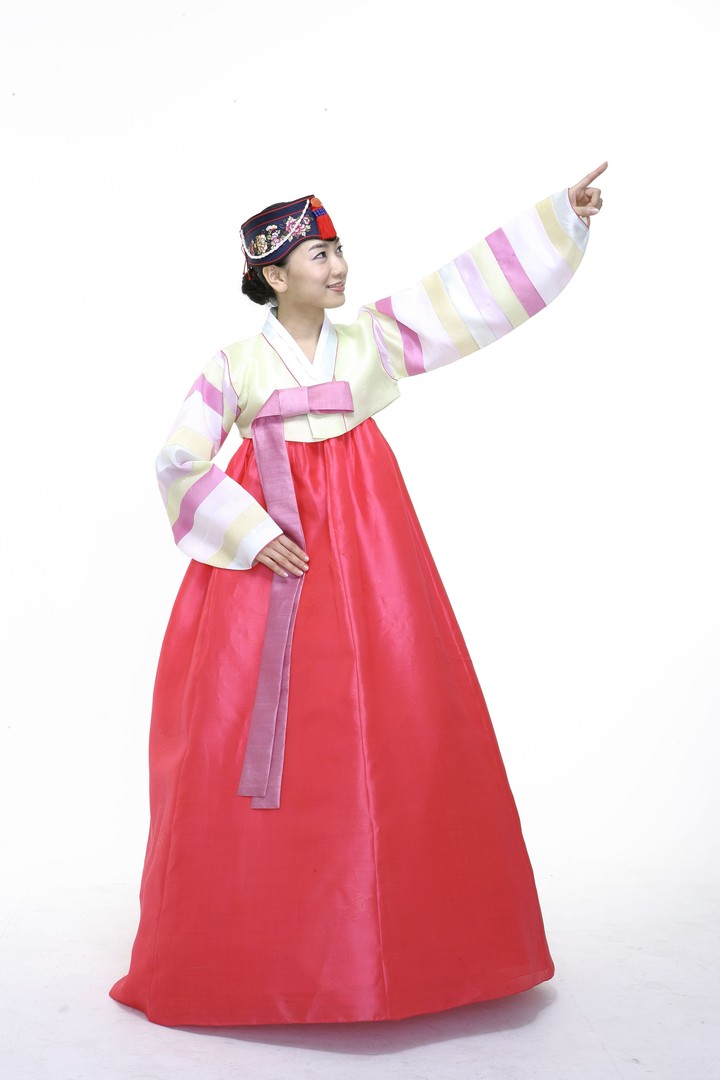 Couple in Korean Dress