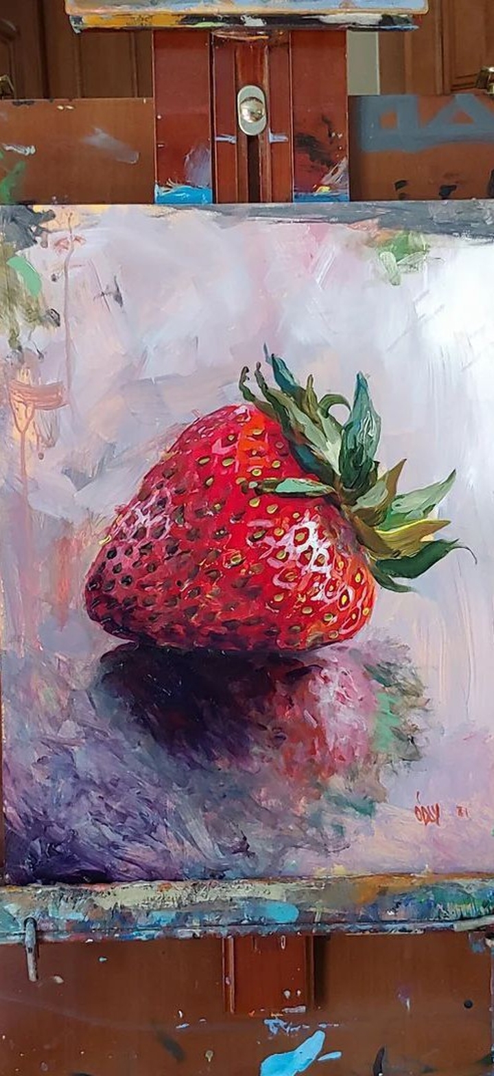 Strawberry art