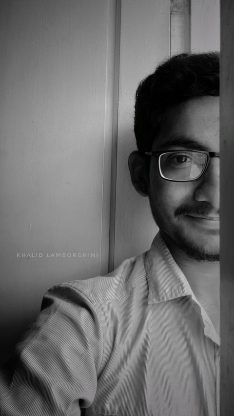Black and white