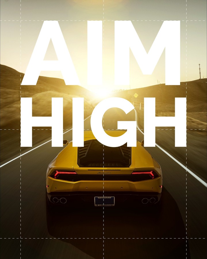 Aim high
