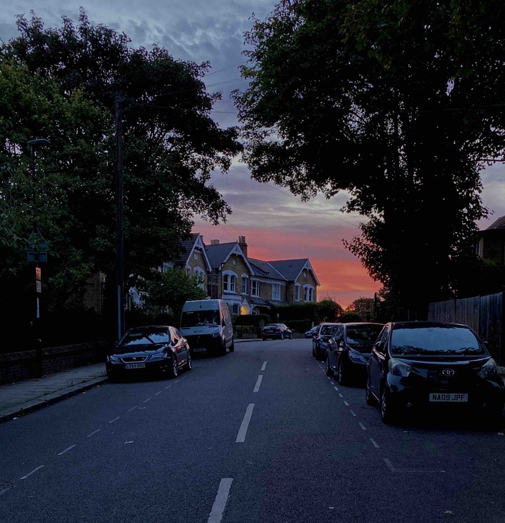 An evening view