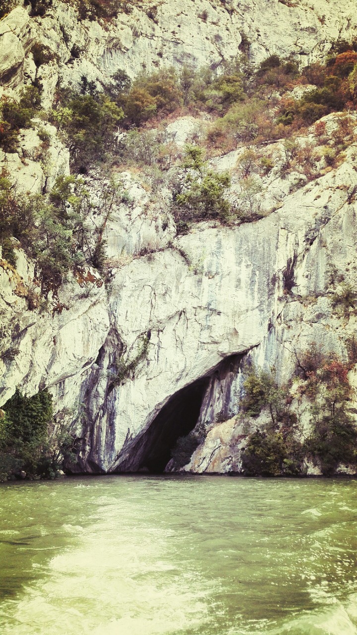 Cave on the Danube River
