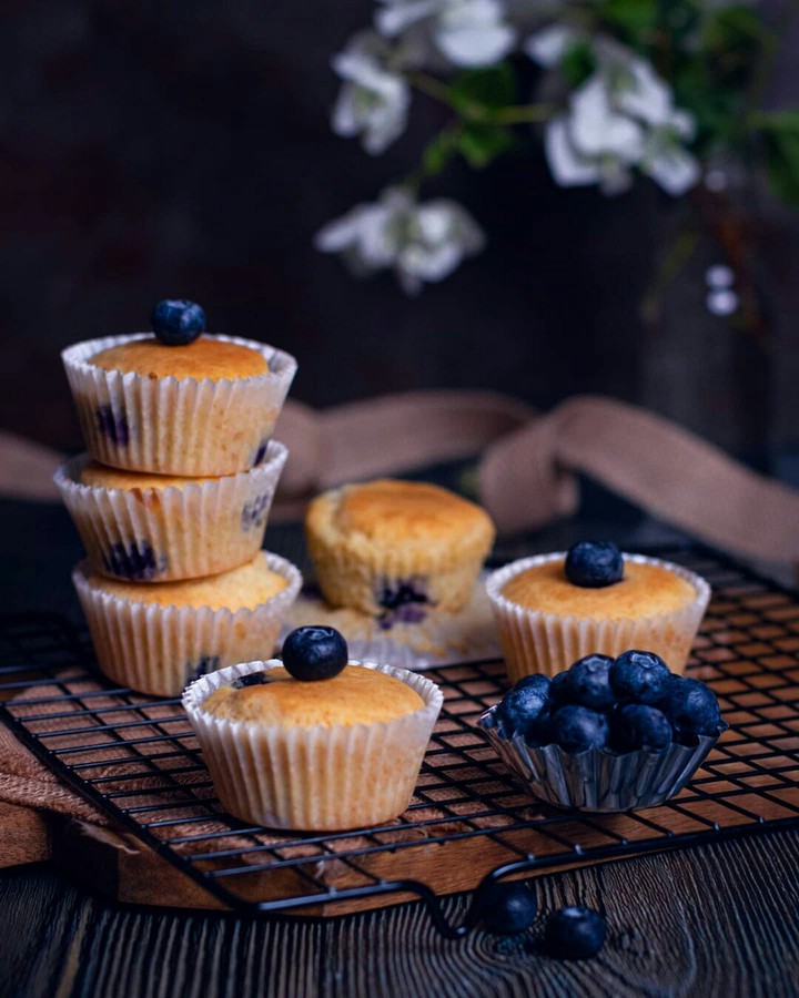 Vanilla Blueberry Muffins ❤